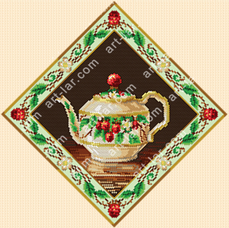 БИС-6517е "Чайник з полуницями" (“Чайник с клубникой”)